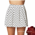 Ladies A-Line Polka DOT Fashion Mini Skirt